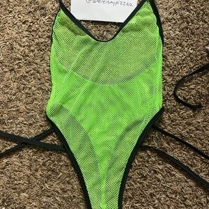 Neon Green bodysuit | Rolita Couture